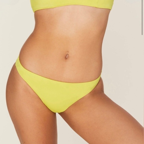 NWT Andie Swim The Cheeky Bottom in Honeysuckle/ Yellow Size L‎ Mix and Match - Picture 1 of 7